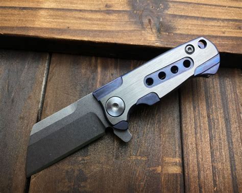 All Cnc M390 Blade Titanium Handle Folding Knife Edc Cmb08 Survival