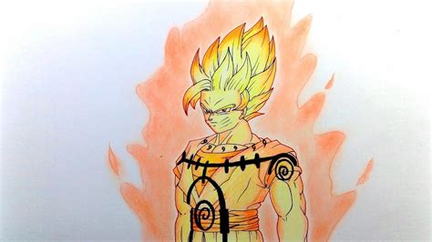 Dibujando A Goku Bijuu Mode Drawing Goku Bijuu Mode Master Drawing