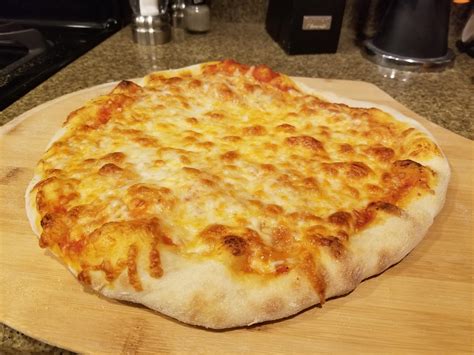 Homemade Cheese Pizza Food