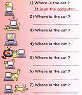 In On At Prepositions Exercises Photos