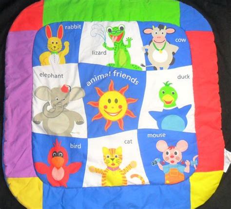 Baby Einstein Play Mat Replacement Discover Animals Activity Tummy Time