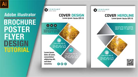 How To Make Flyer Design In Illustrator Brochure Design Poster Design Tu Tech N Pro
