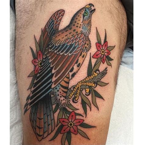 11 Distinguished Traditional Hawk Tattoos Hawk Tattoo Traditional