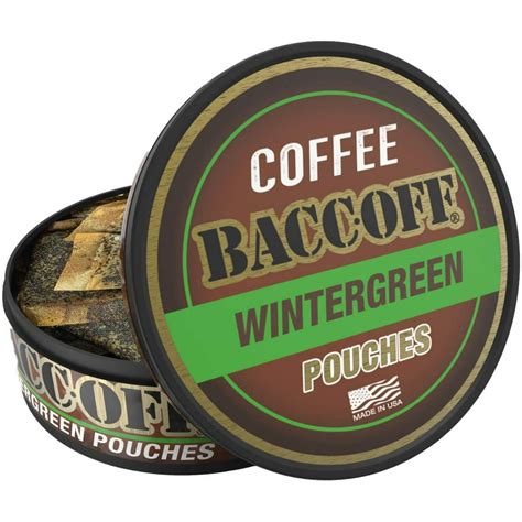 Baccoff Premium Flavored Coffee Pouches No Tobacco Dip No Nicotine