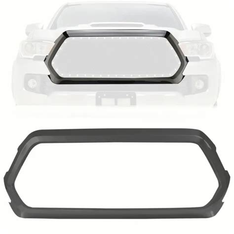 Front Upper Grille Shell Replacement Grill Frame Fits 2016 2022 Toyota