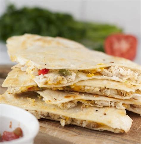 With a few simple shortcut ingredients, you can have warm and cheesy homemade quesadillas on the dinner table in less than half an hour. Chicken Fajita Quesadillas | Recipe | Mexican food recipes ...