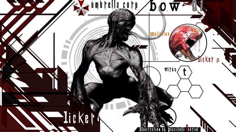 Licker Resident Evil 2 Bestiary Project By Gabrielartist On Deviantart