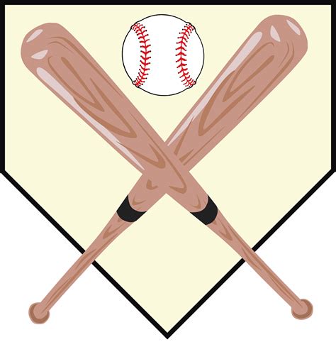 Baseball Bat And Ball Clip Art