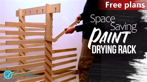 Not A Usual Paint Drying Rack Adjustable — Foldable Free Plans