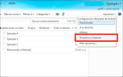 Actualizar Hotmail A Outlook Y Cambiar El Dominio La Taberna De Julio