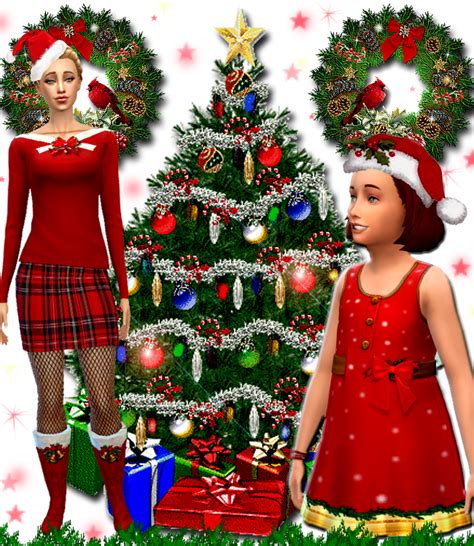 My Sims 4 Blog Christmas Clothing And Boots For Females
