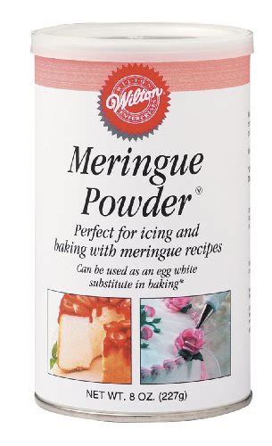 Perhaps because it uses primarily egg whites that aren't cooked (the use of pasteurized egg whites makes this perfectly safe!), or meringue powder. Wilton Meringue Powder, 8 oz Can , New, Free Shipping