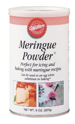 2 teaspoons meringue powder + 2 tablespoons water = 1 large egg white. Wilton Meringue Powder, 8 oz Can | FoodClappers