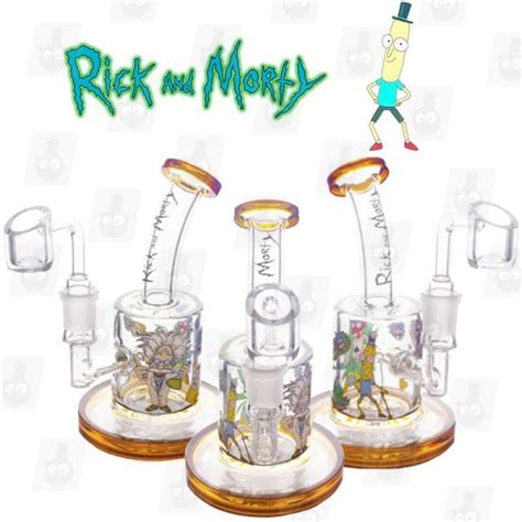 Rick And Morty Dab Rig Collection 1 All Options 6 Inches Dab Rigs