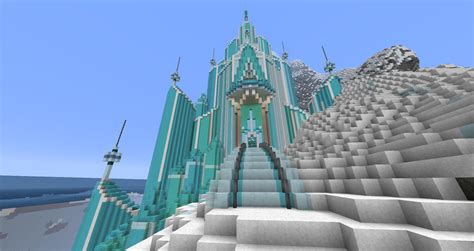 Elsa Castle In Minecraft