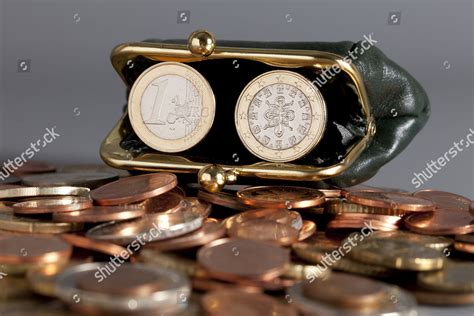 Portuguese Euro Coins Purse Editorial Stock Photo Stock Image