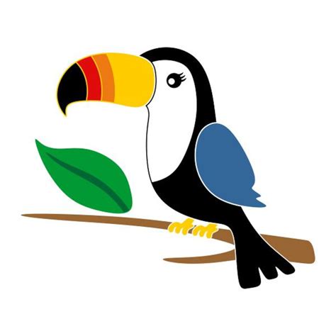Tropical Toucan Bird Cuttable Design Png Dxf Svg And Eps File Etsy