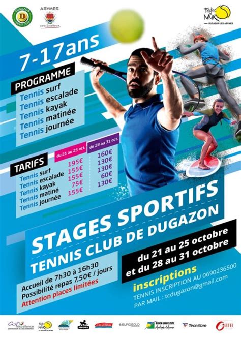 Vacances De Toussaint Stage Sportif 3 à 12 Ans Et 7 à 17 Ans Max Et Lisa