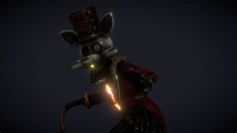 Fnaf Ar Special Delivery Ringmaster Foxy Download Free 3d Model By