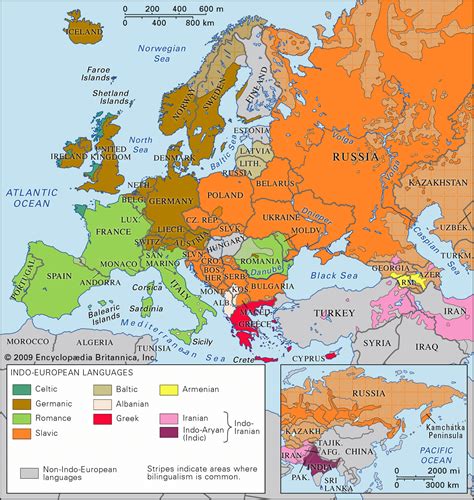 Modern Linguistic Map Of Europe Indo European Languages Map Images