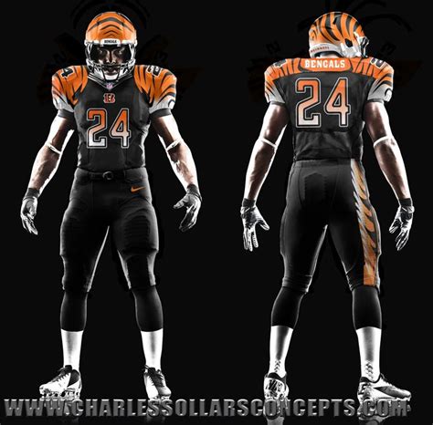 Cincinnati Bengals Concepts Black Nfl Uniforms Nfl Football Helmets