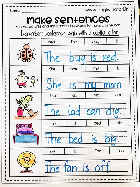 May Sheets Copying Sentences Worksheets For Kindergarten Video