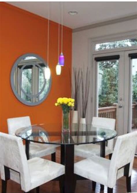 The rosemoor coffee table and marapi. Orange dining wall | Living room grey, Orange dining room, Home decor
