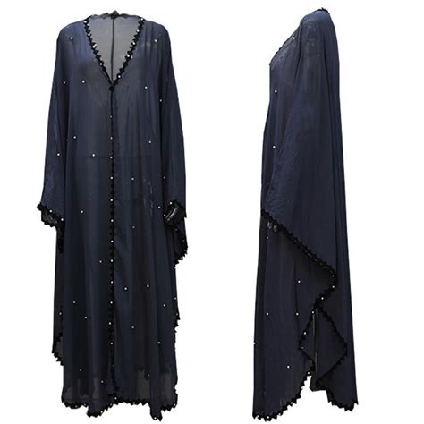 Mesh Kaftan Abaya Dubai Turkish Islamic Muslim Hijab Dress Abayas