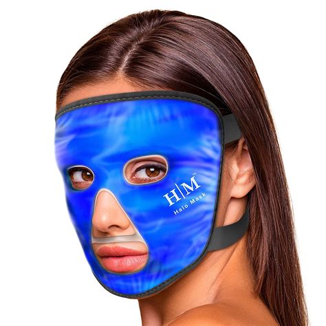 Cooling Face Mask Halo Mask Hot Or Cold Face Ice Pack For Depuffing Your Skin Great For