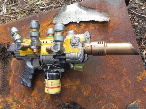 Fallout 4 Plasma Pistl Nerf Stockade By Sam Castle On Deviantart