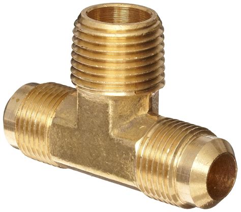 Anderson Metals Brass Tube Fitting Tee 38 Flare X 38 Flare X 38