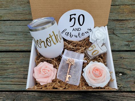 50th Birthday T For Women Happy Birthday T Box For Etsy