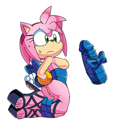rule 34 2016 amy rose anthro arms behind back arms tied ass bdsm bondage bound breasts
