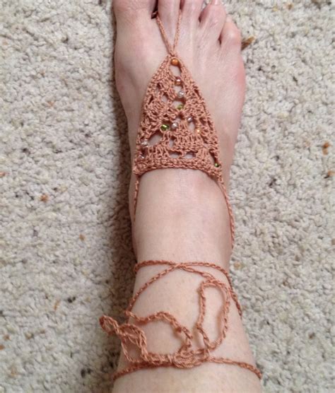 New To Me Crochet Barefoot Sandals