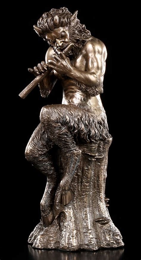Pan Figur Satyr Fantasy Griechischer Dämon Deko Statue Ebay