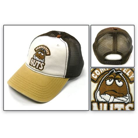 Mandms Baseball Cap Mandms New Completely Nuts Mens Brown Hat