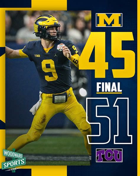 Woodward Sports Network On Twitter Michigan Drops A Tough One Vs TCU