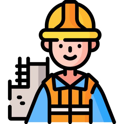 Contractor Free Professions And Jobs Icons