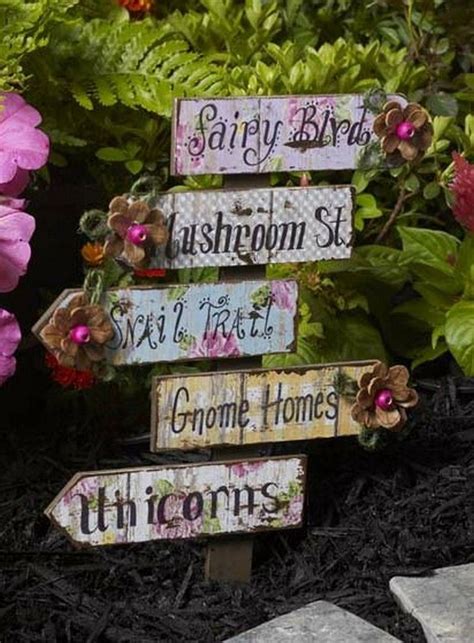 These boards were found under the old pigeon coop (the previous owners hobby). 23 Creative DIY Garden Sign Ideas and Projects | Fairy ...