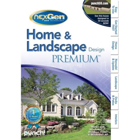 Punch Home And Landscape Design Premium Win 7 Vista Xpnewsealed