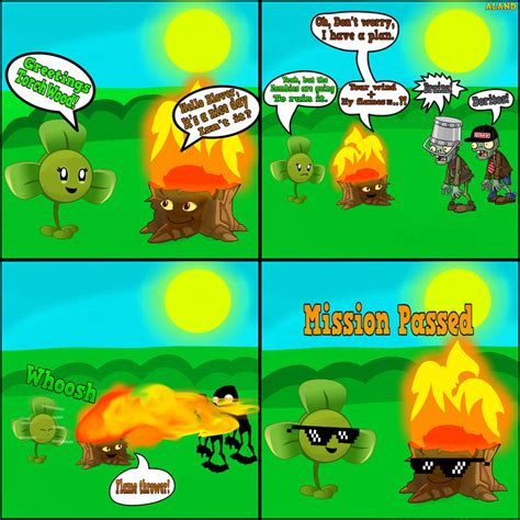Plants Vs Zombies Comic Blover And Torchwood By Aland420 On Deviantart