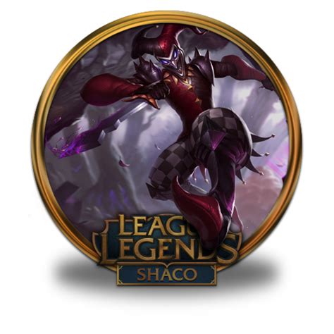 Shaco Icon League Of Legends Gold Border Iconset Fazie69