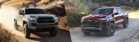 Difference Between 2023 Toyota Tacoma Vs Chevy Colorado