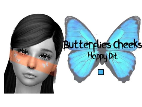 Butterflies Cheeks By Happydit Butterfly Makeup Butterfly Cheek
