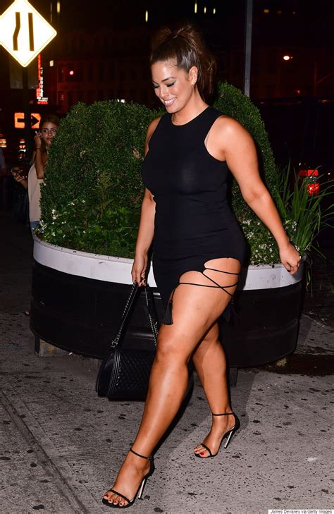 Ashley Graham S Racy Dress Proves Thighs Are Sexy At Any Size