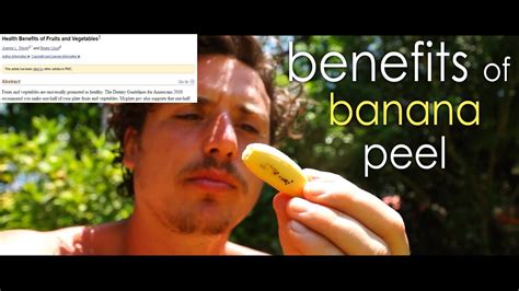 Health Benefits Of Eating Banana Peels Scientific Evidence Youtube