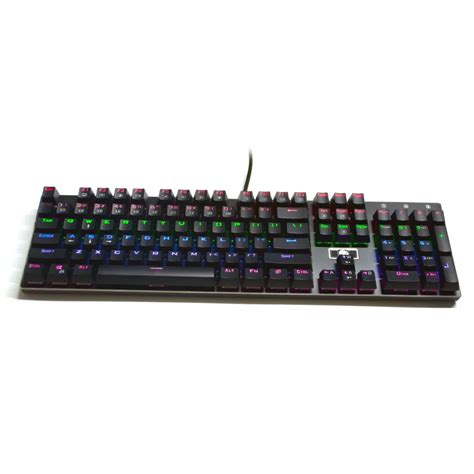 Z 88 Eagle Rainbow Led Backlit Mechanical Gaming Keyboard 104 Keys