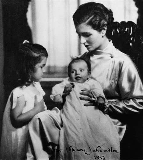 Jackie Kennedy Onassis Lee Radziwill And Their Mother 1933