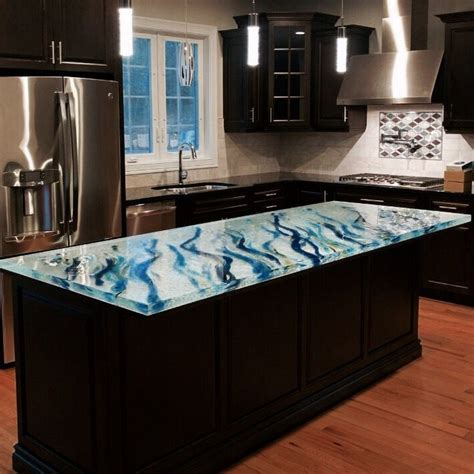 66 Best Unique Glass Kitchen Counter And Island Tops Images On Pinterest