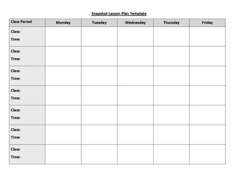 Weekly Lesson Plan Template Doc | Weekly lesson plan template, Lesson plan templates, Lesson 